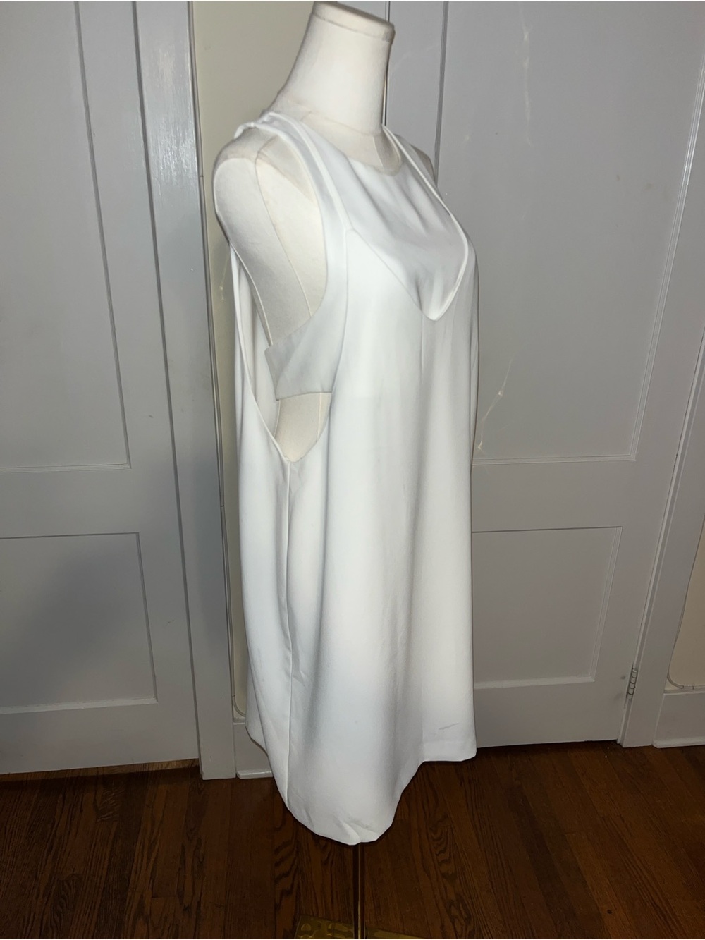 NWT Armani Exchange White “Modern Goddess” Cutout Maxi Dress Size 12 – Never Wor